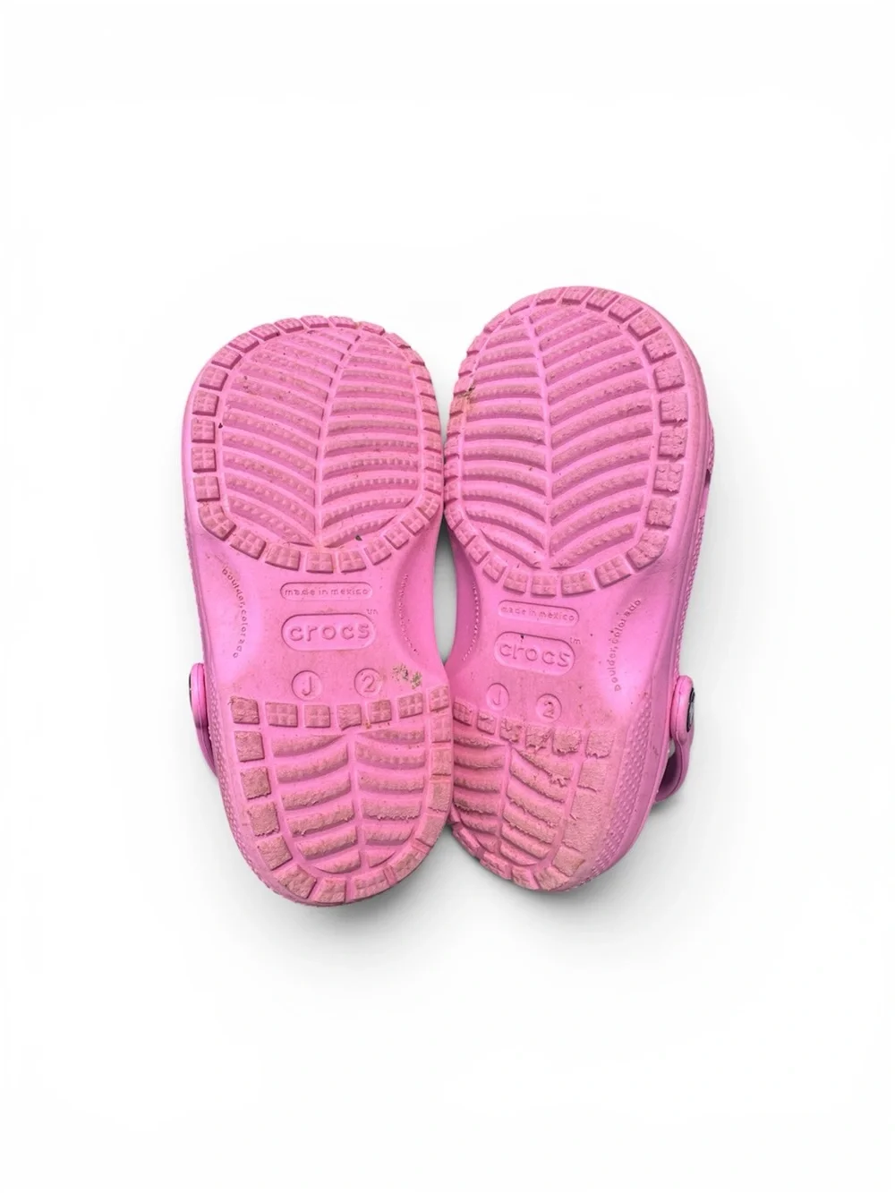 Pink Crocs size 2
